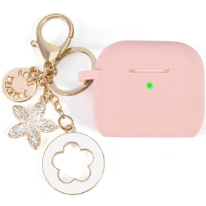 Silicone Case for Apple Airpod 3 Generation 3rd with Love Charm Keychain