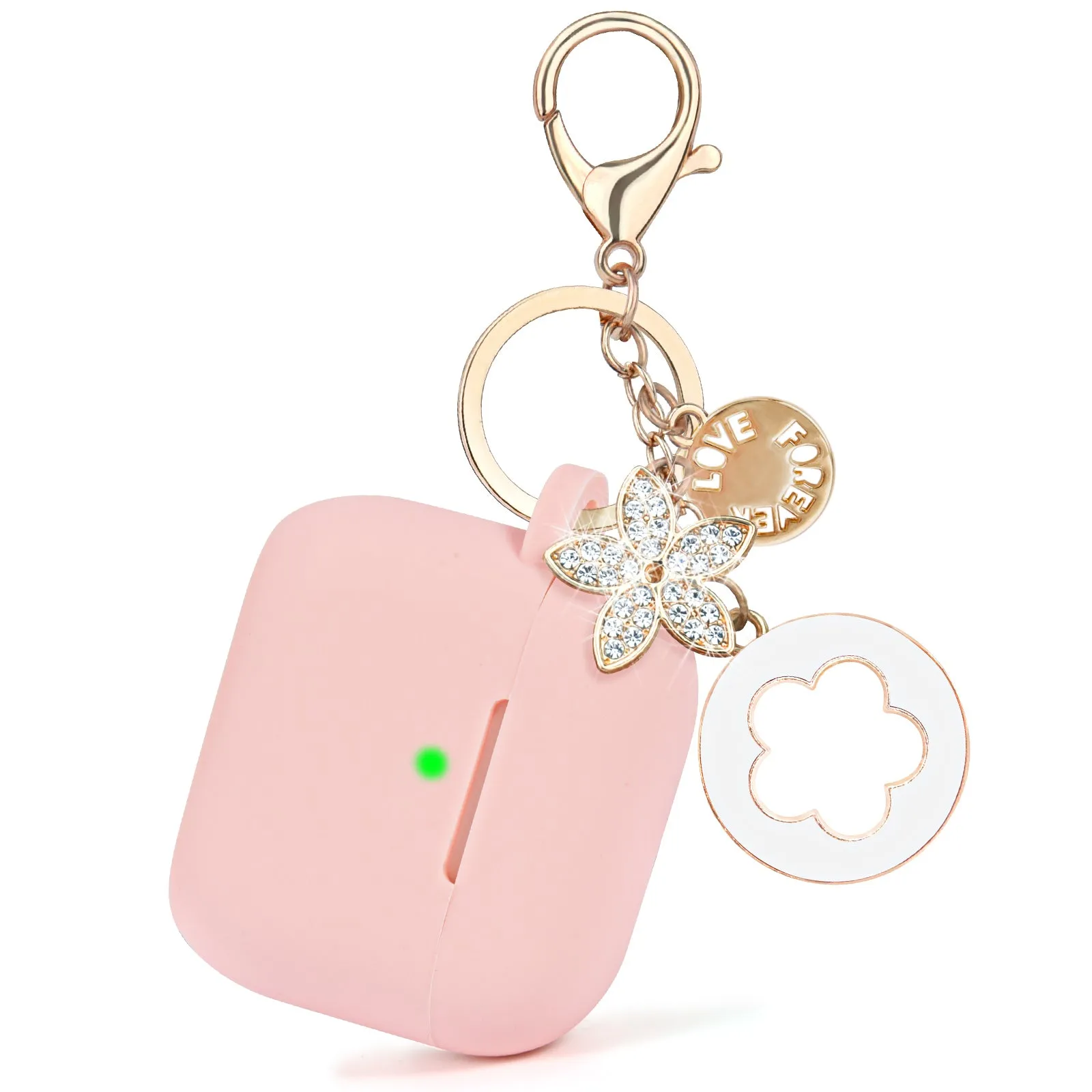 Silicone Case for Apple Airpod 3 Generation 3rd with Love Charm Keychain