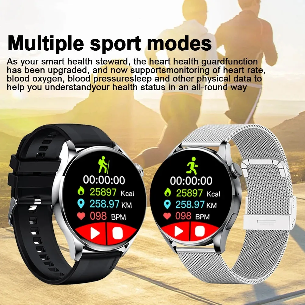 Smart Watch New Heart Rate Monitor Bluetooth Call Sports Mode 1.28 Round Smartwatch For Android IOS Phone Men Women Gift xiaomi