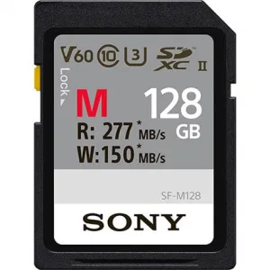 Sony 128 Gb Sf-M Series Uhs-Ii Sd Memory Card Sony 128 Gb Sdxc Flash Memory Class 10