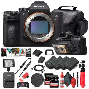 Sony Alpha a7R III Mirrorless Camera Body Only ILCE7RM3/B - Pro Bundle