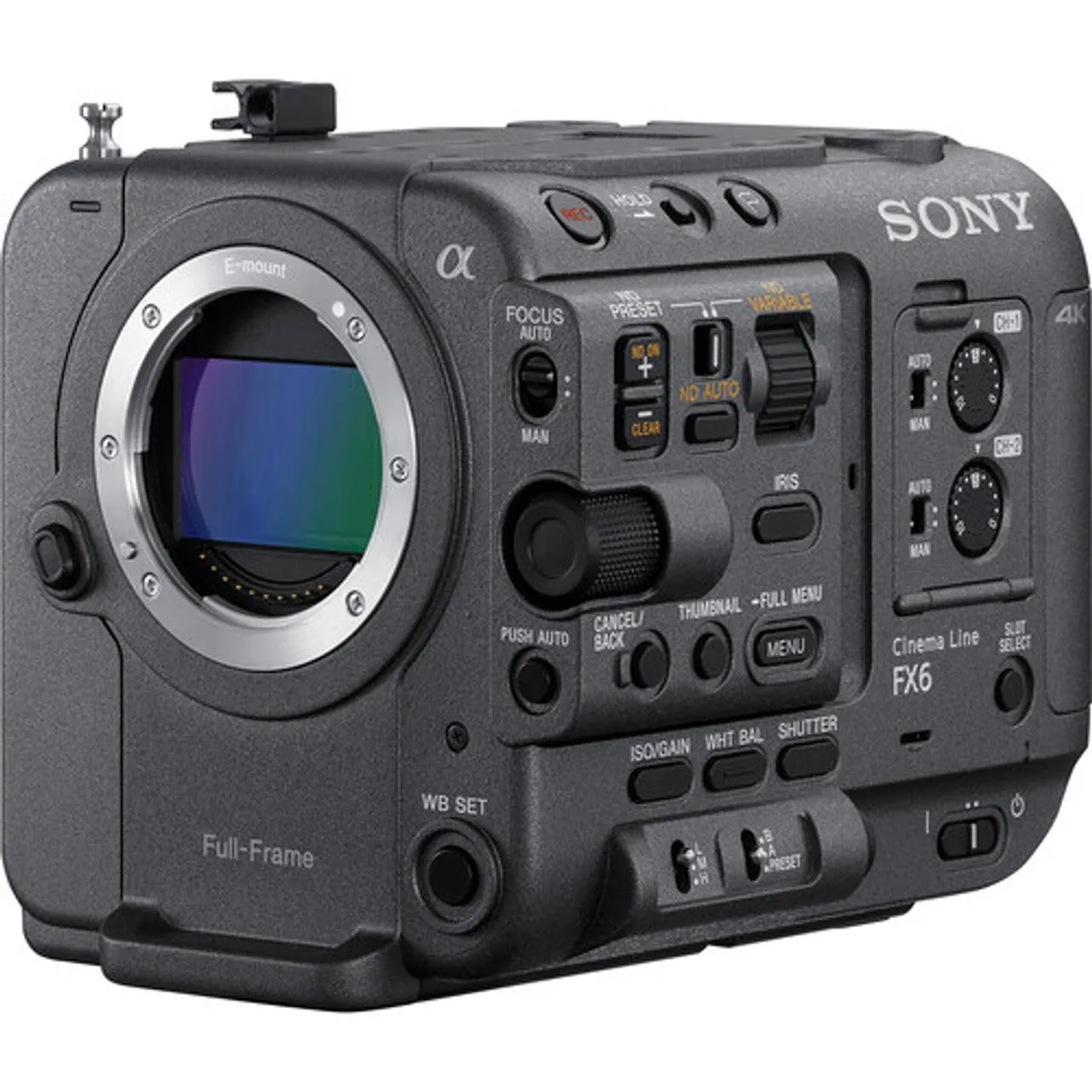 Sony FX6 Full-Frame Cinema Camera (Body Only) ILME-FX6V 80GB Cfexpress - Bundle