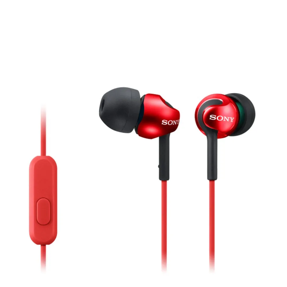 Sony Mdr-Ex110ap Headset In-Ear Red