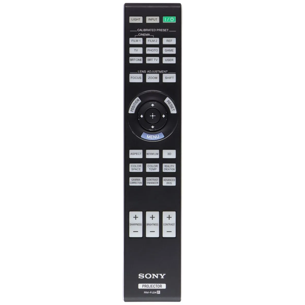 Sony OEM Projector Remote Control (RM-PJ24) for Select Sony Projectors