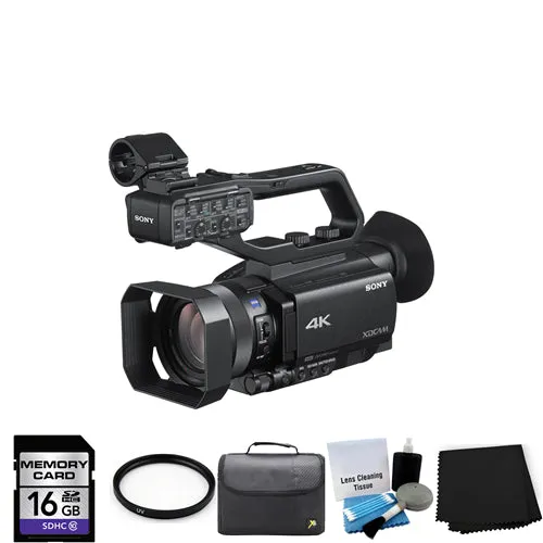 Sony PXW-Z90V 4K HDR XDCAM with Fast Hybrid AF 16GB Package