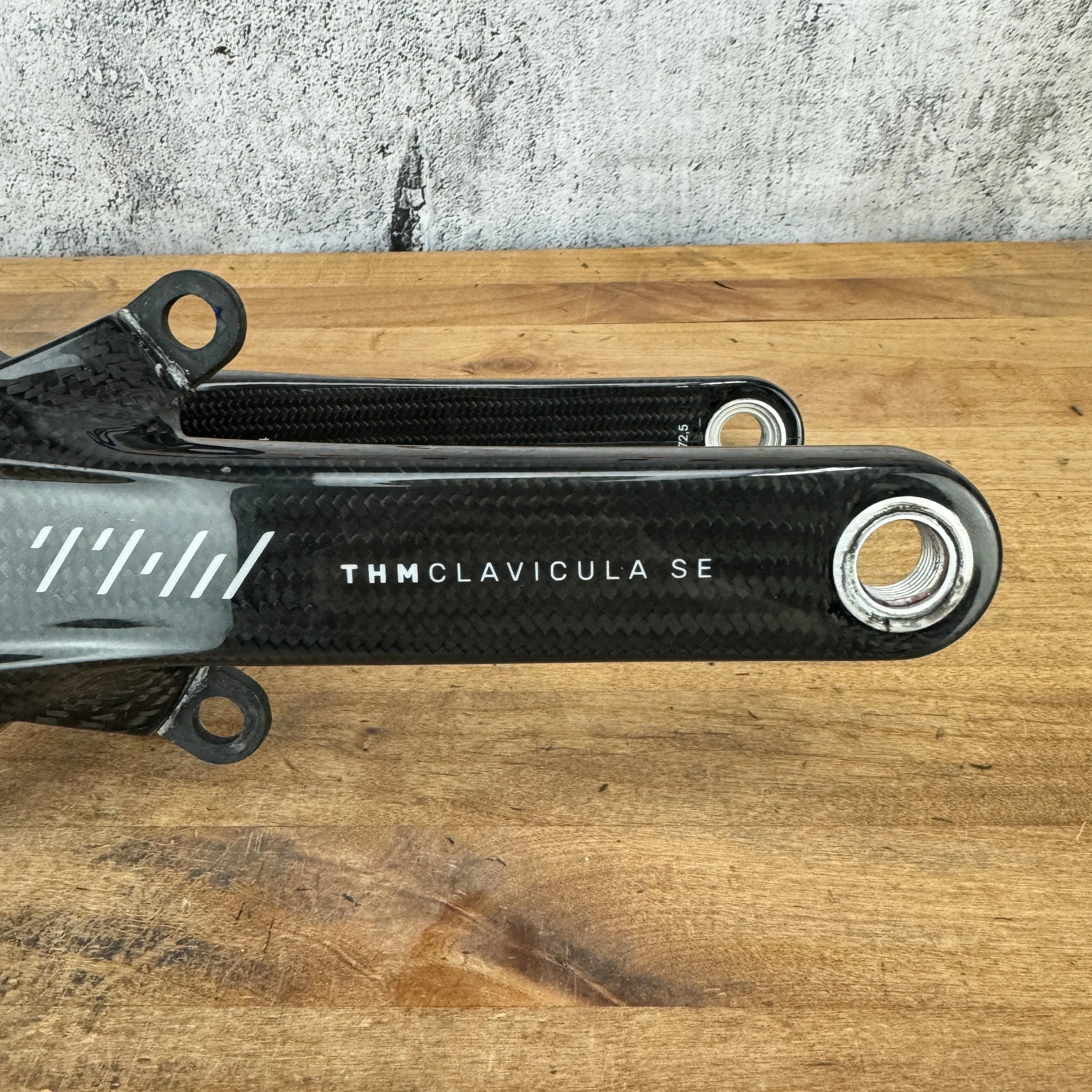 THM Clavicula SE 3k Gloss 172.5mm 130 BCD Full Carbon Crankset Crank Arms 325g