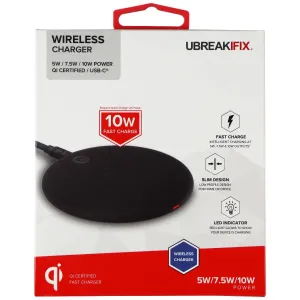 UBREAKIFIX USB-C Qi Wireless Charger (10W) - Black