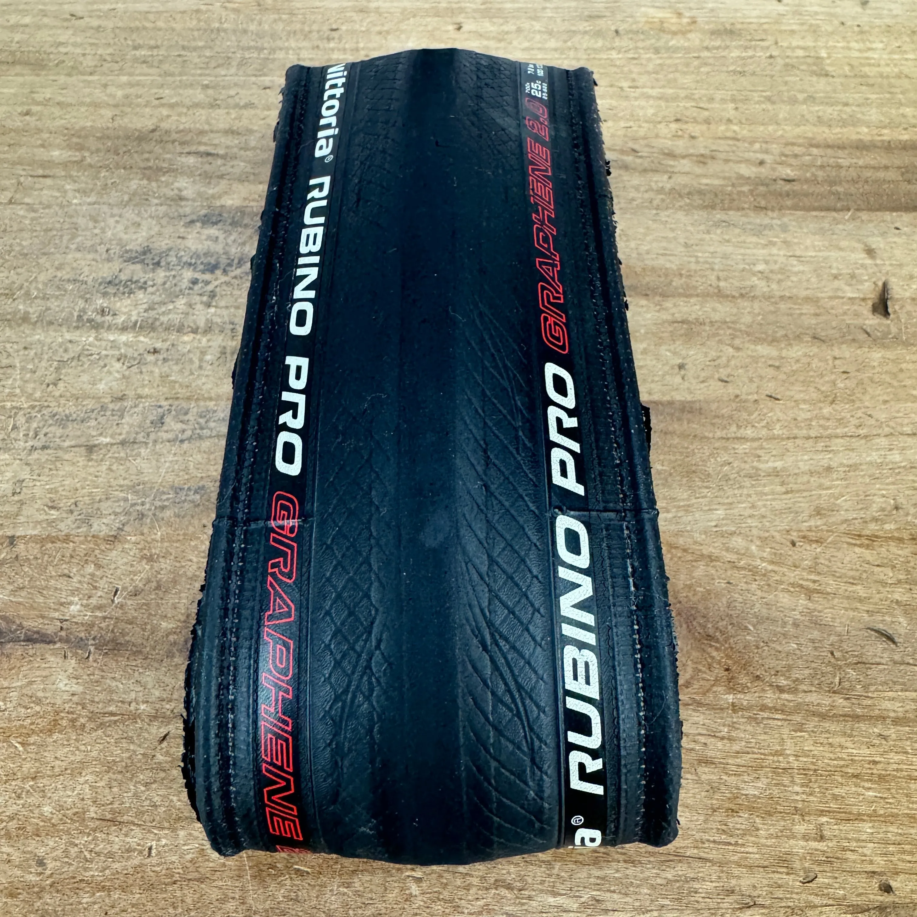 Vittoria Rubino Pro Graphene 2.0 700c x 25mm Single Clincher Road Bike Tire