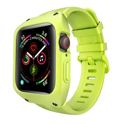 Waterproof Case Strap Protective Band for Apple Watch Watchbands