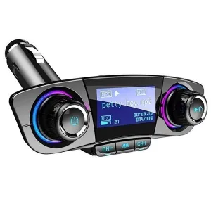 Wireless Bluetooth Handsfree Calling Car Charger FM Transmitter