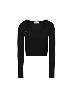 Women's Activewear 3.0 Crop Top—black